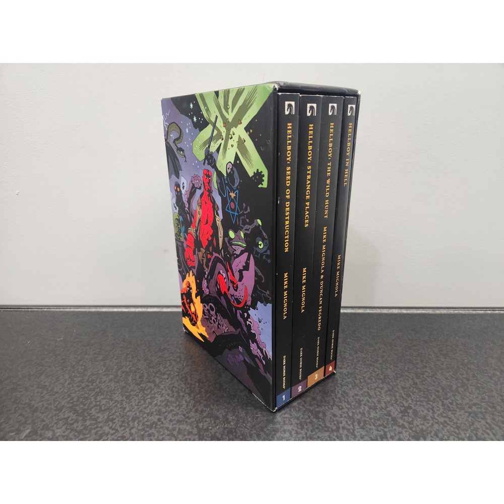 Hellboy Omnibus Boxed Set by Mike Mignola Dark Horse Graphic Novels Good